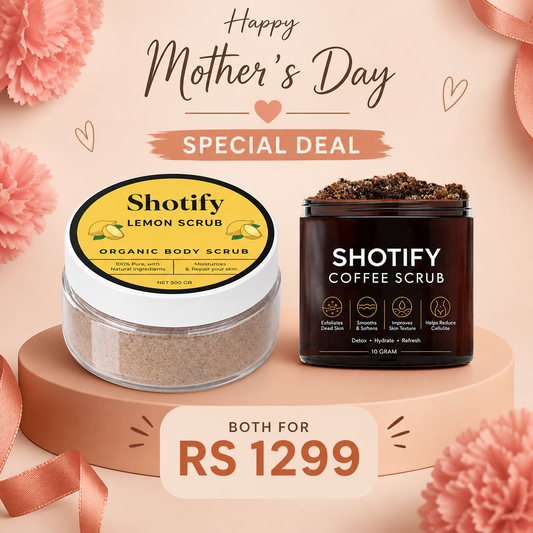 LEMON SCRUB + COFFEE SCRUB - MOTHERS DAY DEAL