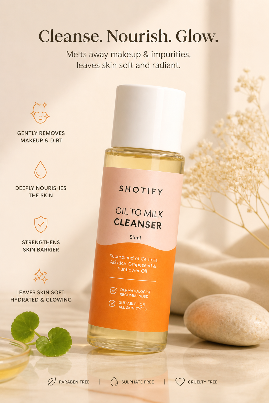 OIL TO MILK CLEANSER BY SHOTIFY