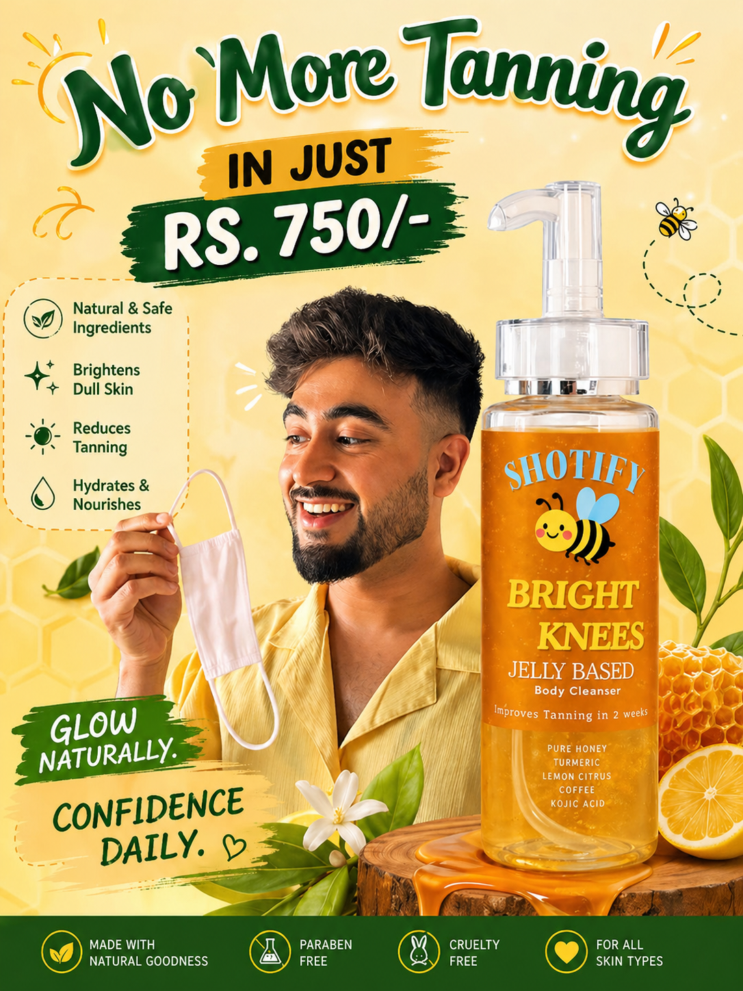 Bright Knees - Honey Based