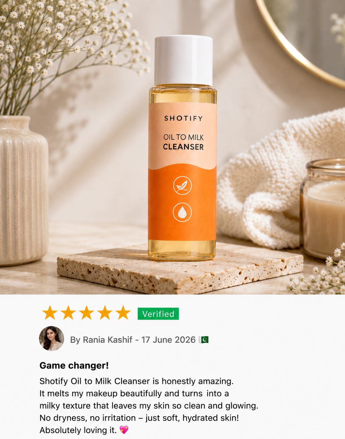 OIL TO MILK CLEANSER BY SHOTIFY