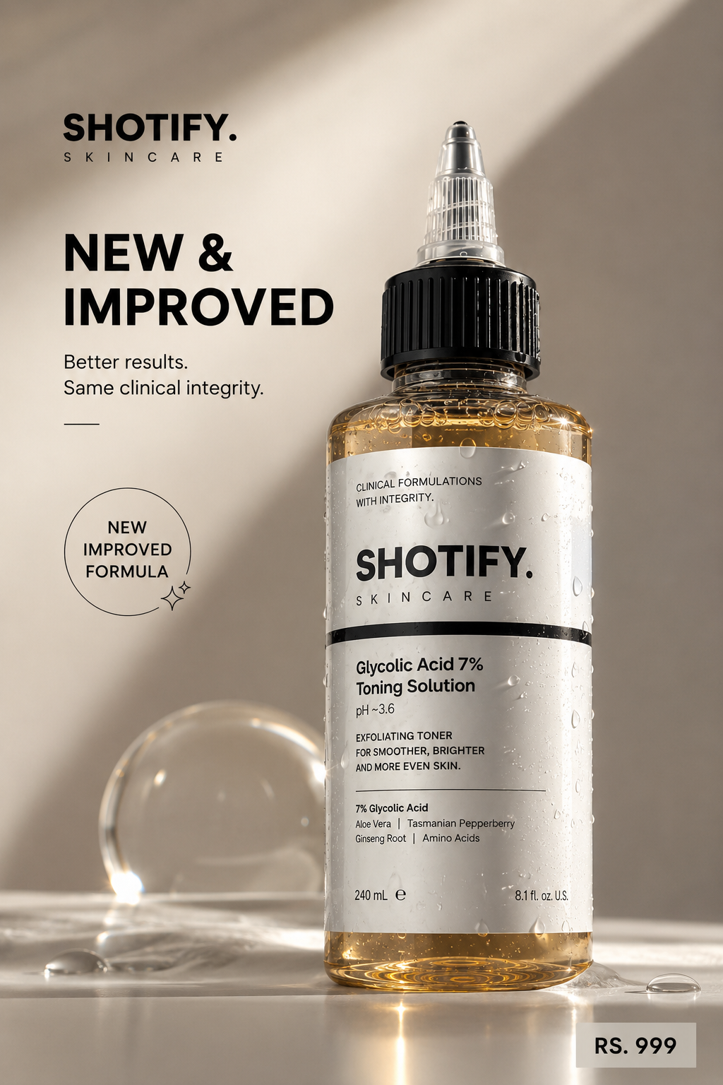 Glycolic Acid 7% Toning Solution