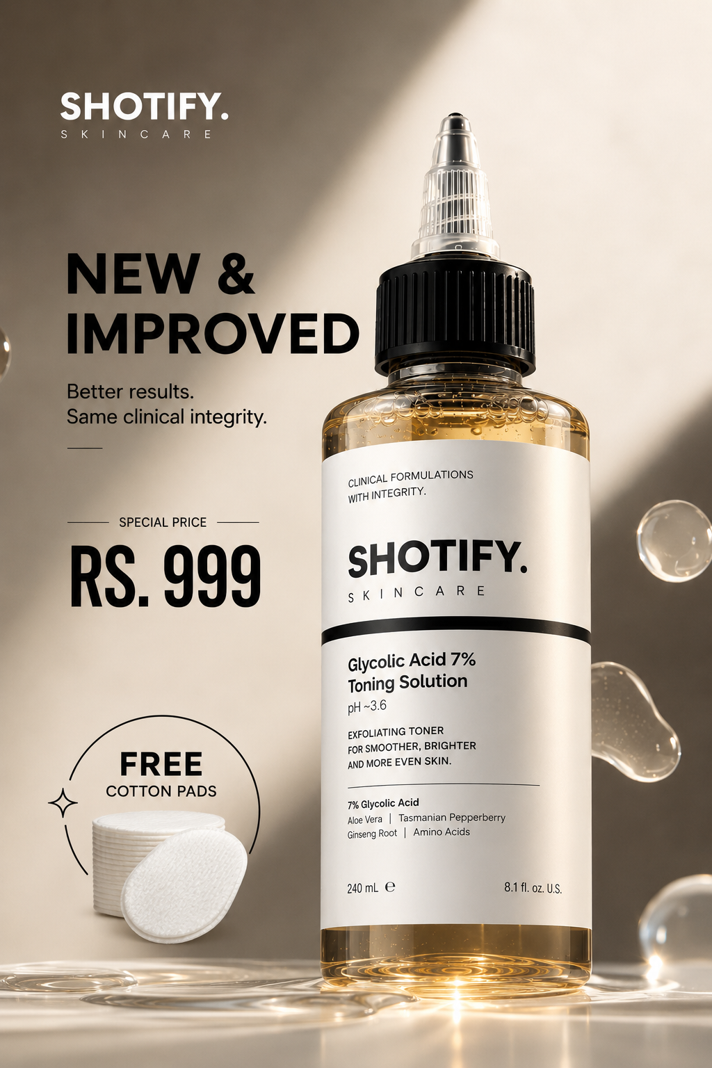 Glycolic Acid 7% Toning Solution