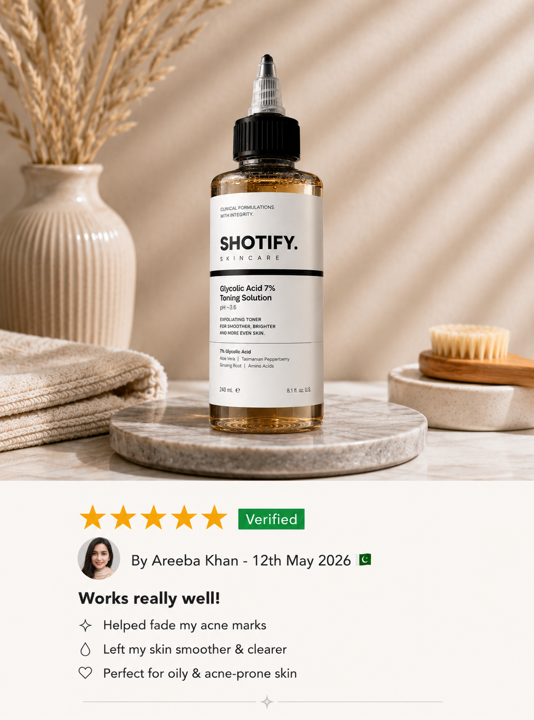 Glycolic Acid 7% Toning Solution