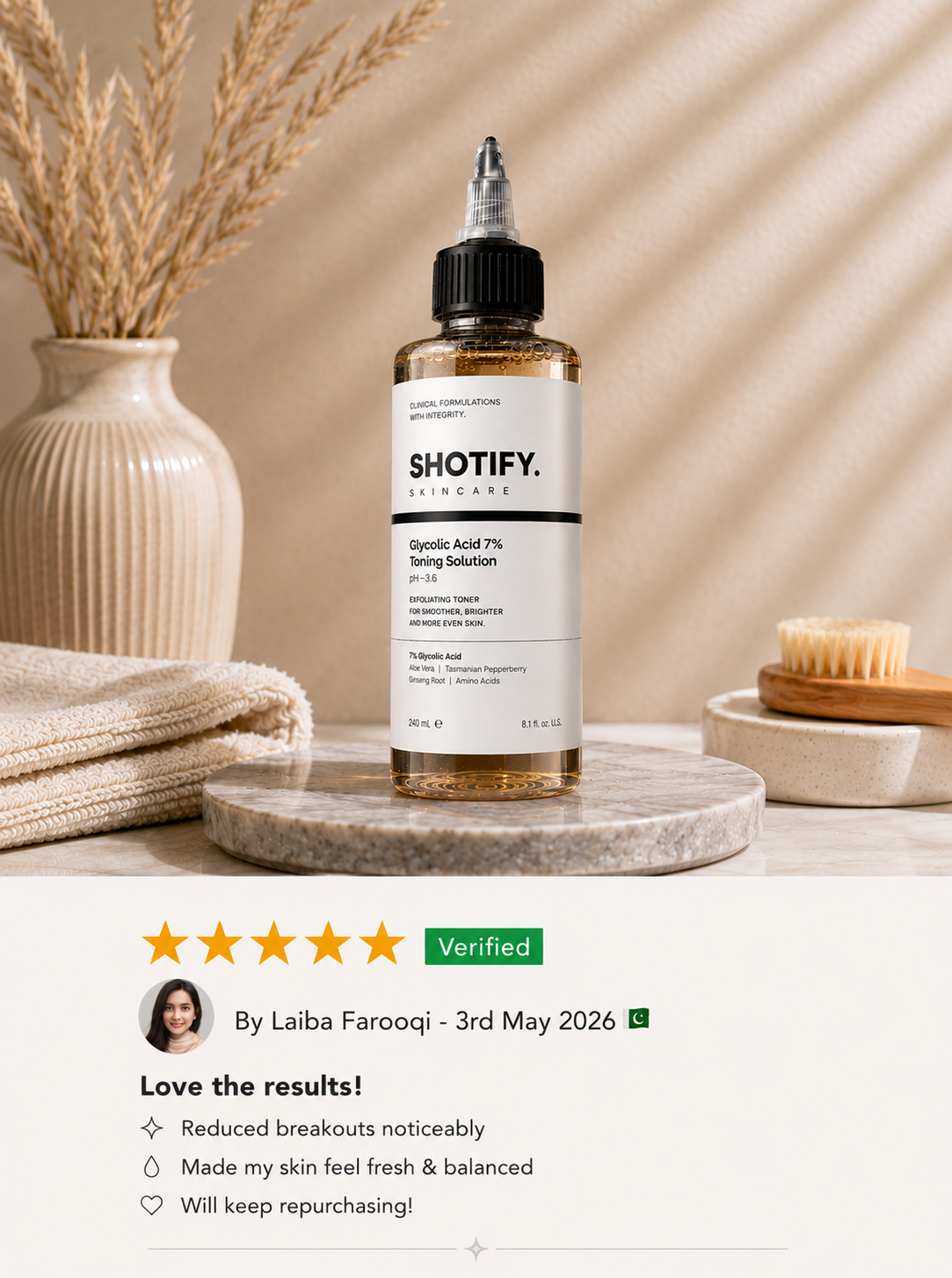 Glycolic Acid 7% Toning Solution