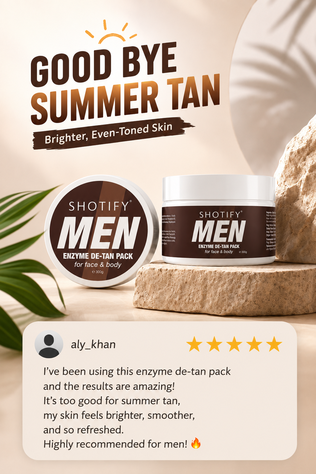 Enzyme-De Tan Pack